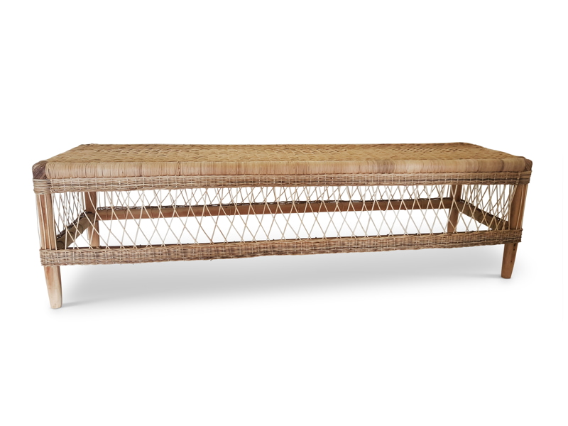 Rattan Bench - Large